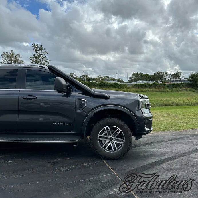 FORD EVEREST NEXT GEN 4 INCH STAINLESS SNORKEL KIT AND ALLOY AIRBOX KIT (SHORT & MID ENTRY AVAILABLE)