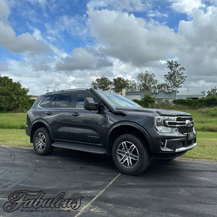 FORD EVEREST NEXT GEN 4 INCH STAINLESS SNORKEL KIT AND ALLOY AIRBOX KIT (SHORT & MID ENTRY AVAILABLE)