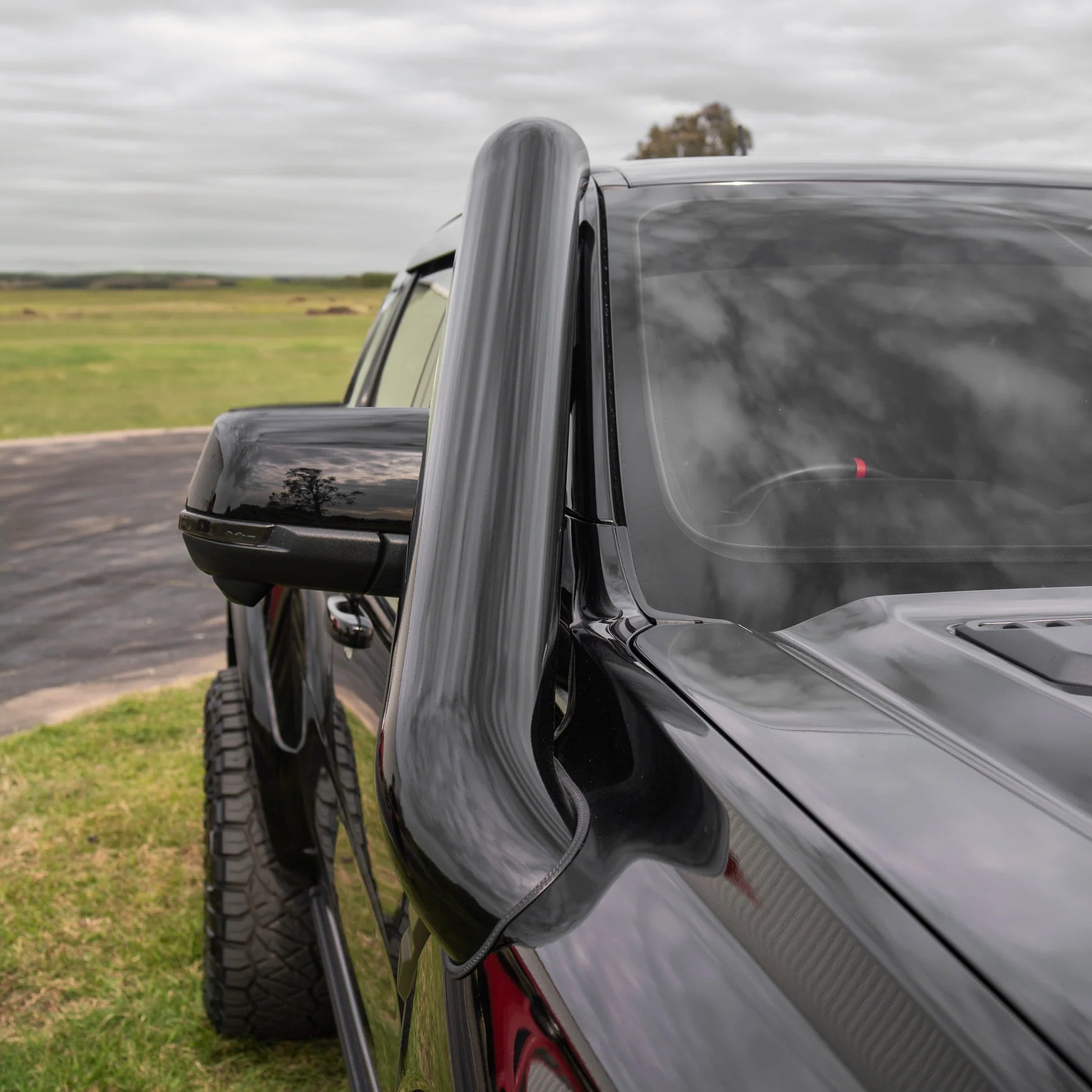 Ford Ranger Raptor Next Gen 5 Inch Short and Mid Entry Stainless Snorkel and Twin Intake Alloy Airbox Kit