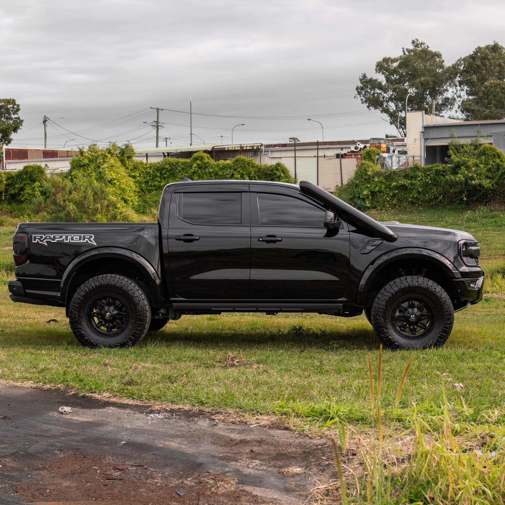 Ford Ranger Raptor Next Gen 5 Inch Short and Mid Entry Stainless Snorkel and Twin Intake Alloy Airbox Kit