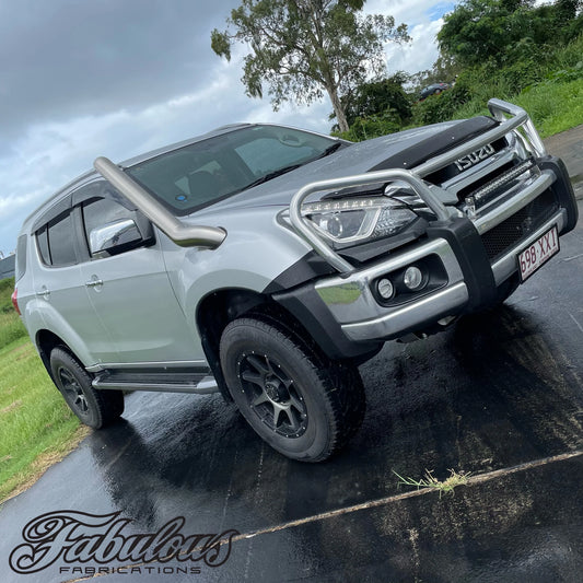 Isuzu MUX Mid Entry Stainless Snorkel