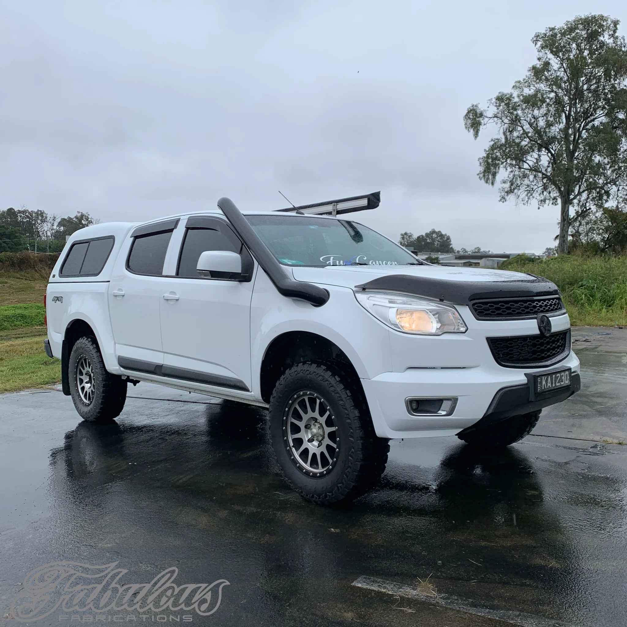 Holden Colorado RGI and RGII Mid Entry Stainless Snorkel