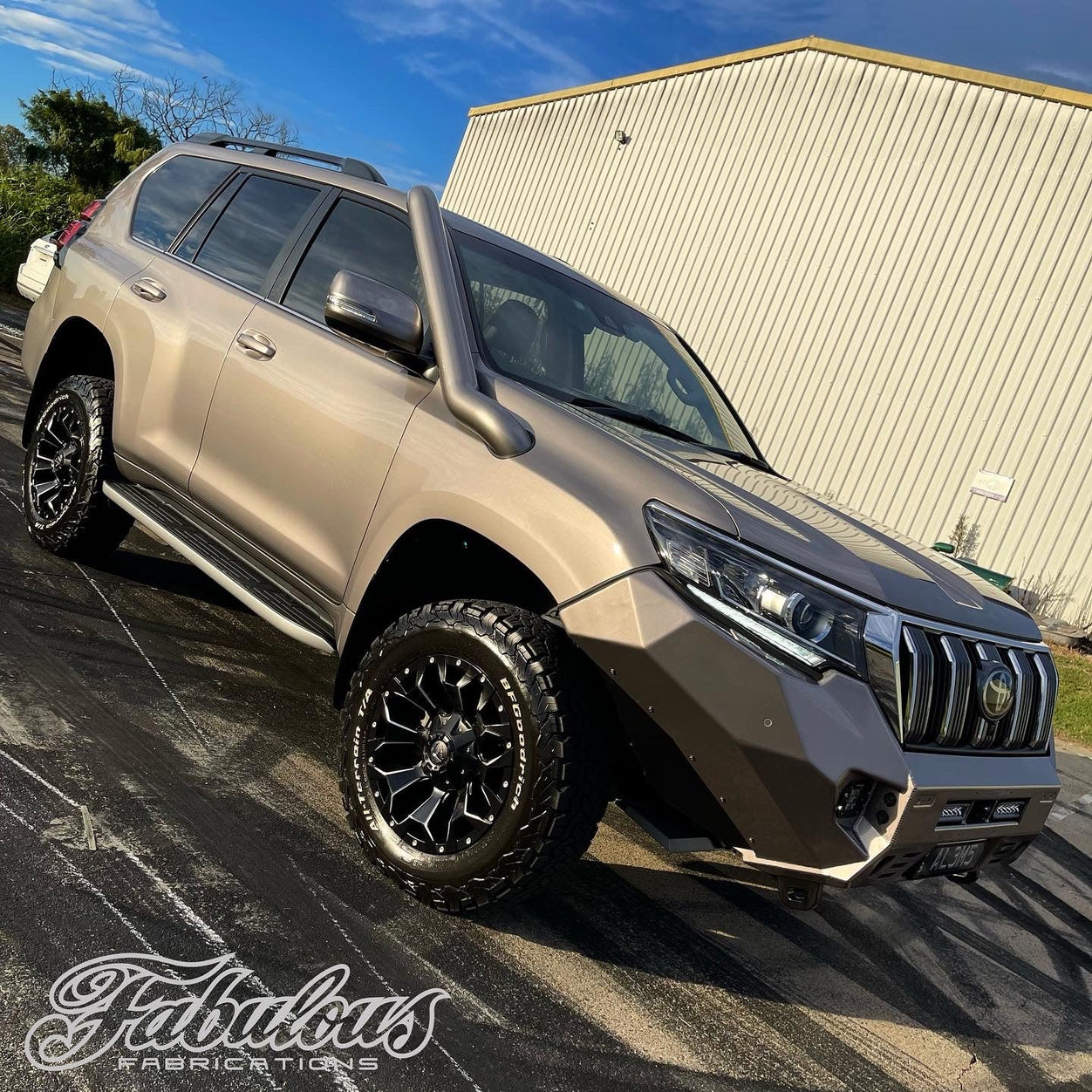 Toyota Landcruiser Prado 150 Series Mid Entry Stainless Snorkel