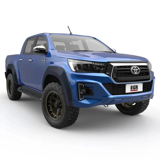 HILUX 09/2020 + FLARES EGR FULL SET ULTRA MATTE BLACK