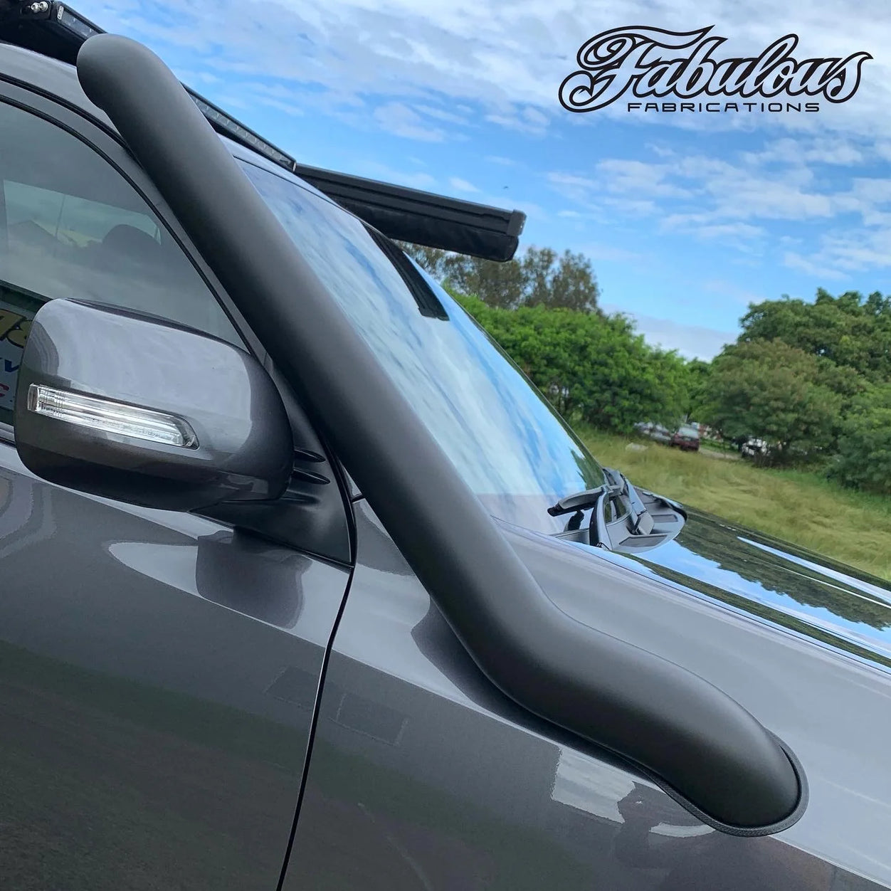 Toyota Landcruiser Prado 150 Series Mid Entry Stainless Snorkel