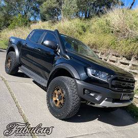 Ford Ranger Raptor Mid Entry Stainless Snorkel and Alloy Airbox Kit