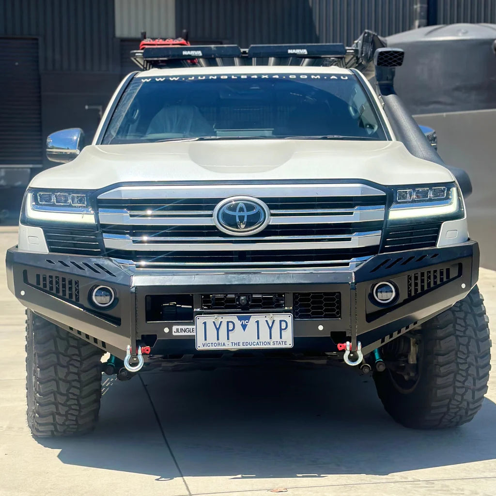 JUNGLE 4X4 - LOOPLESS SPORT BULL BAR - TOYOTA LANDCRUISER 300 SERIES ...