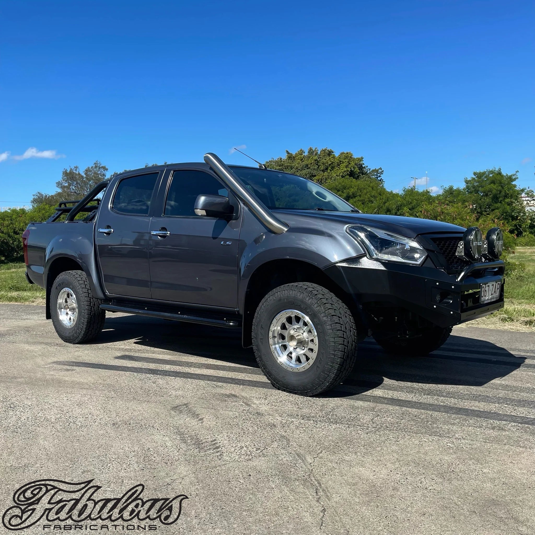 Isuzu Dmax Short Entry Stainless Snorkel