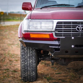 Toyota Landcruiser 80 Series High-Mount Front Bar - The Cruiser Company