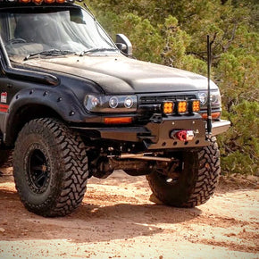 Toyota Landcruiser 80 Series High-Mount Front Bar - The Cruiser Company