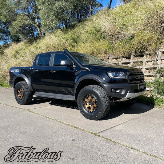 Ford Ranger Raptor Mid Entry Stainless Snorkel and Alloy Airbox Kit