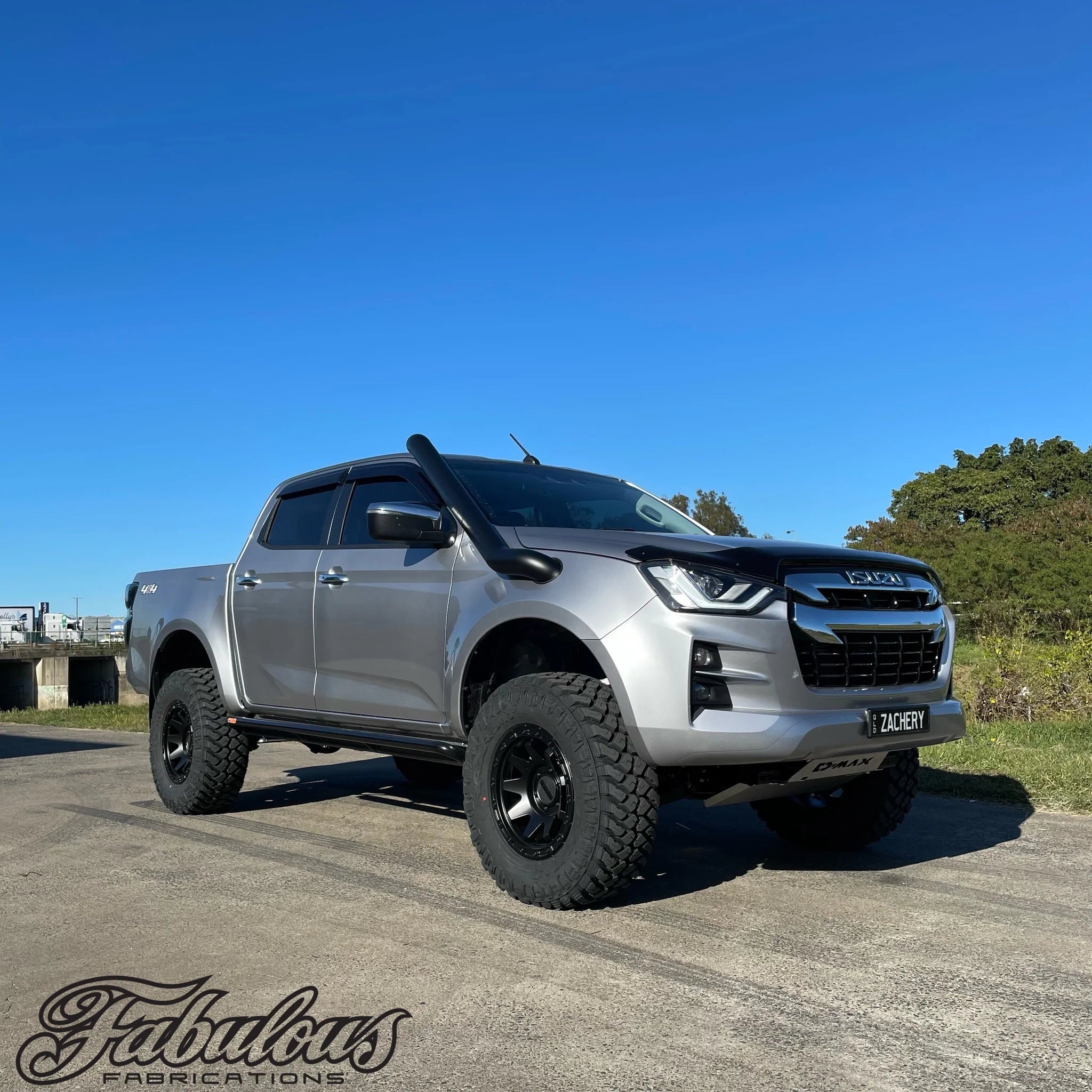 Isuzu DmaxMUX 2020 Onwards Mid Entry Stainless Snorkel