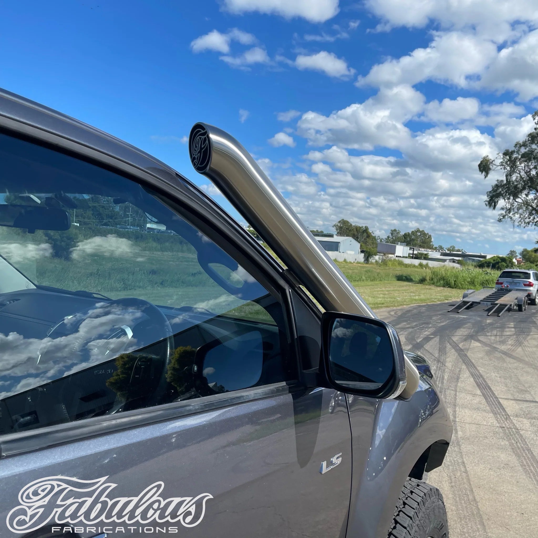 Isuzu Dmax Short Entry Stainless Snorkel