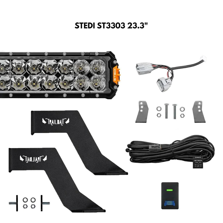 QF Pajero Sport Behind-Grille Light Bar