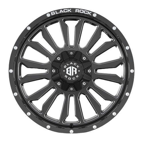 Black Rock Victory Gloss Black Milled