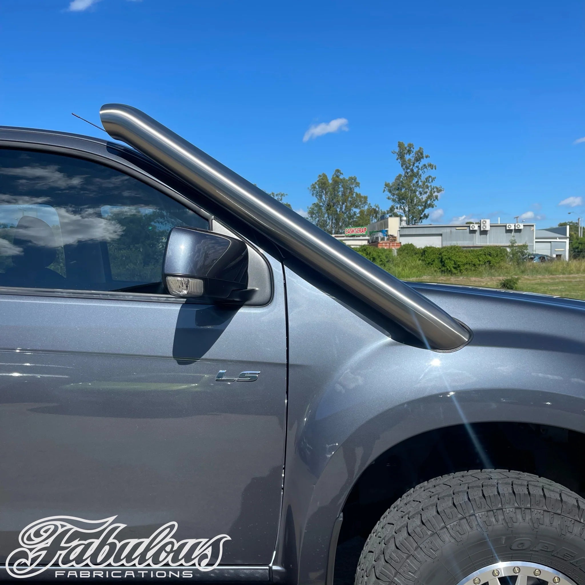 Isuzu Dmax Short Entry Stainless Snorkel