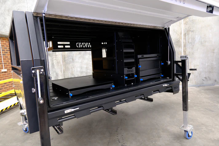 WKND Single Cab Jackoff Touring Canopy and Tray - Drive Away Combo