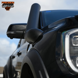 Ford Ranger Raptor Next Gen 5 Inch Short and Mid Entry Stainless Snorkel and Twin Intake Alloy Airbox Kit