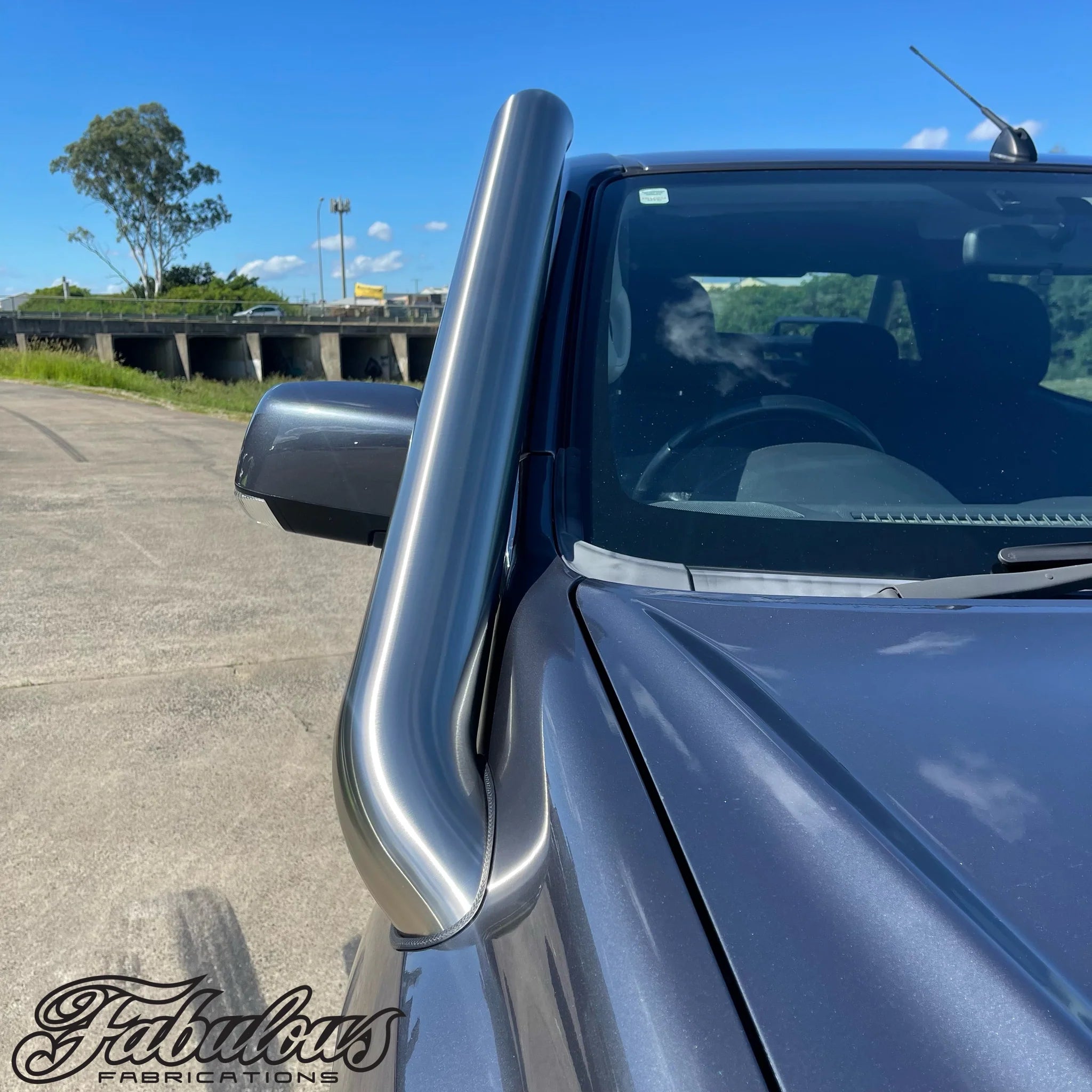 Isuzu Dmax Short Entry Stainless Snorkel