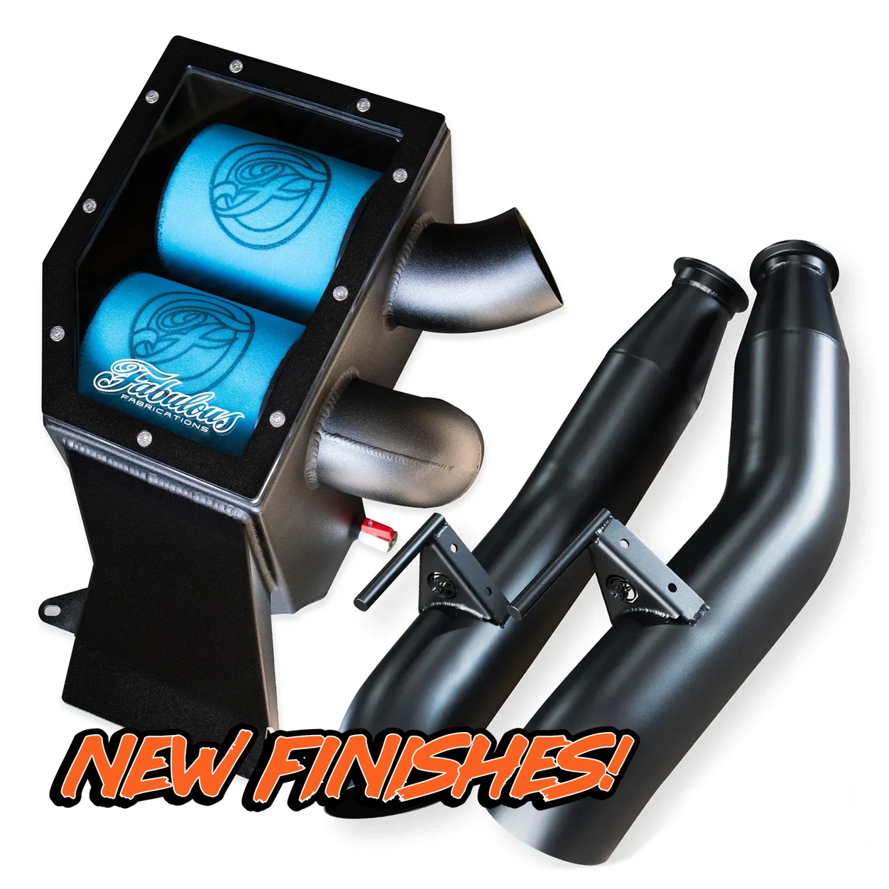 FORD RANGER RAPTOR TWIN EXHAUST AND STANDARD INLET AIRBOX COMBO