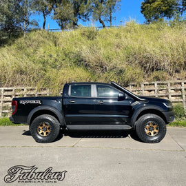 Ford Ranger Raptor Mid Entry Stainless Snorkel and Alloy Airbox Kit