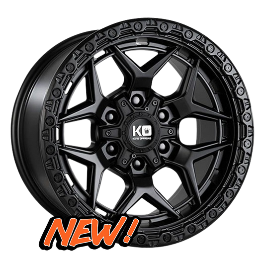 King Wheels Growler Satin Black