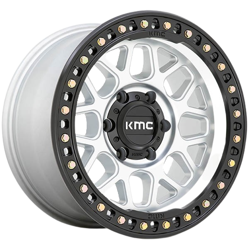 KMC GRS KM549 Machined W/Satin Black Lip