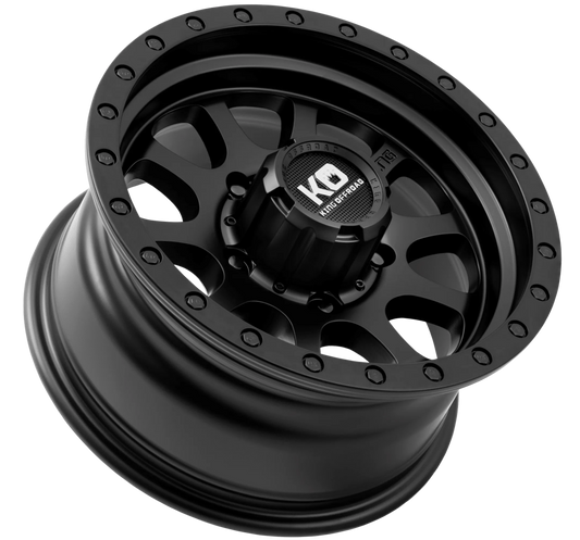 King Wheels Hurricane II Satin Black