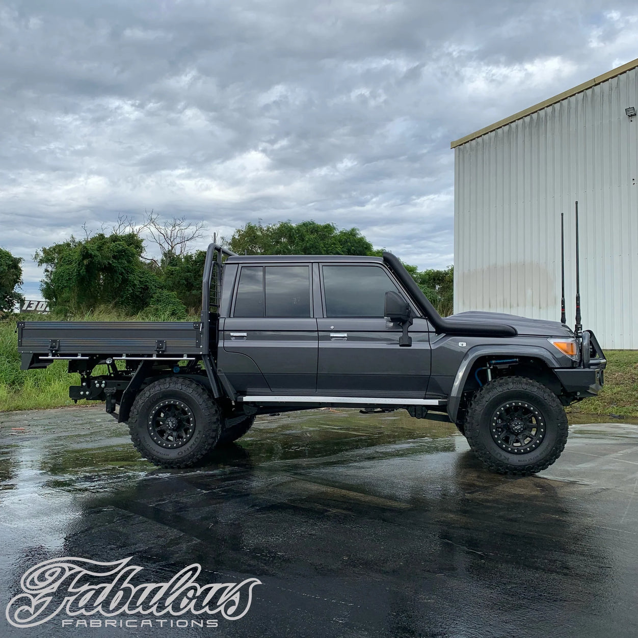 Toyota Landcruiser 76/78/79 VDJ Series Stainless Snorkel