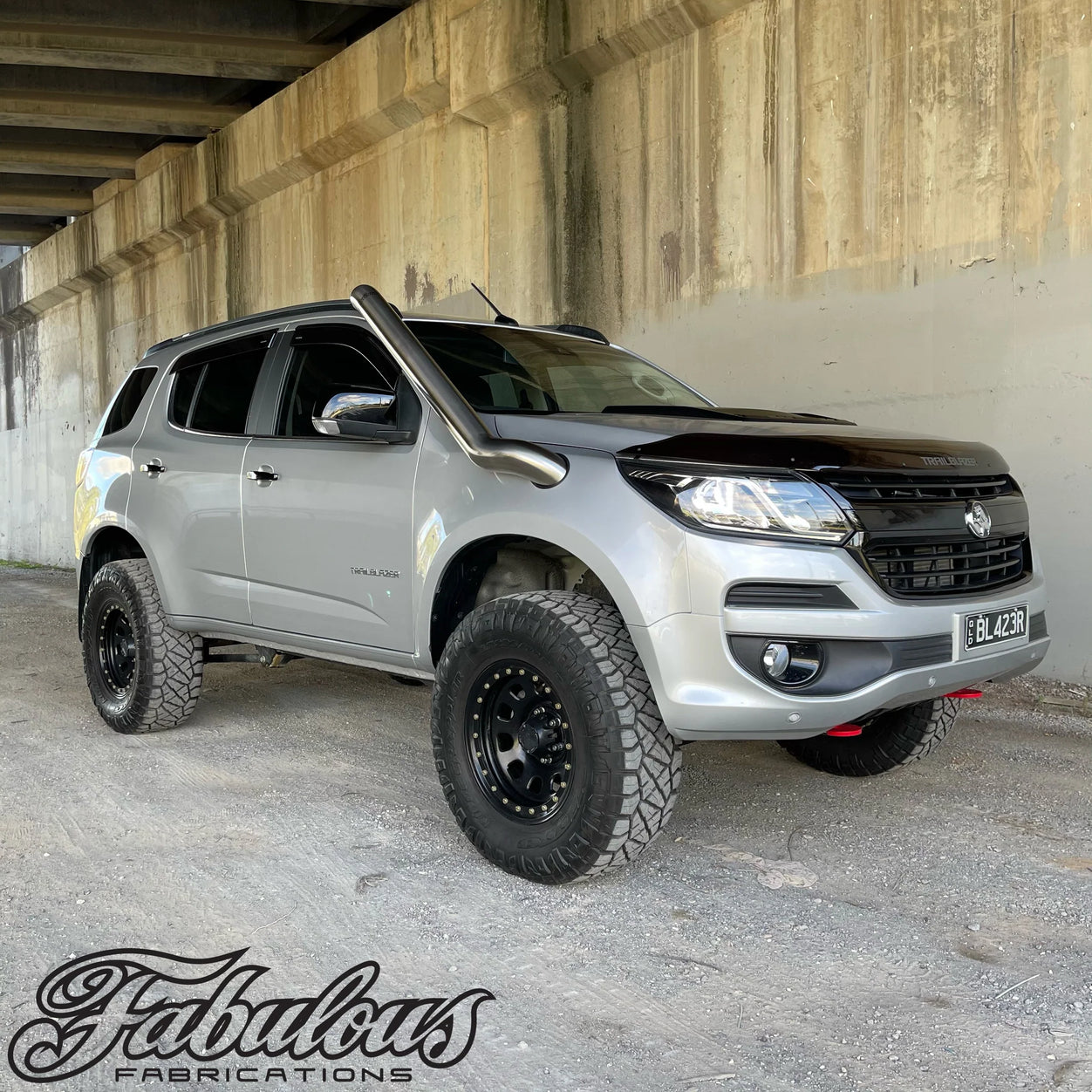 Holden Colorado 7/Trailblazer Mid Entry Stainless Snorkel