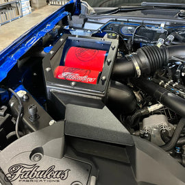 FORD RANGER RAPTOR NEXT GEN TWIN INTAKE ALLOY AIRBOX STANDARD INLET LOCATION