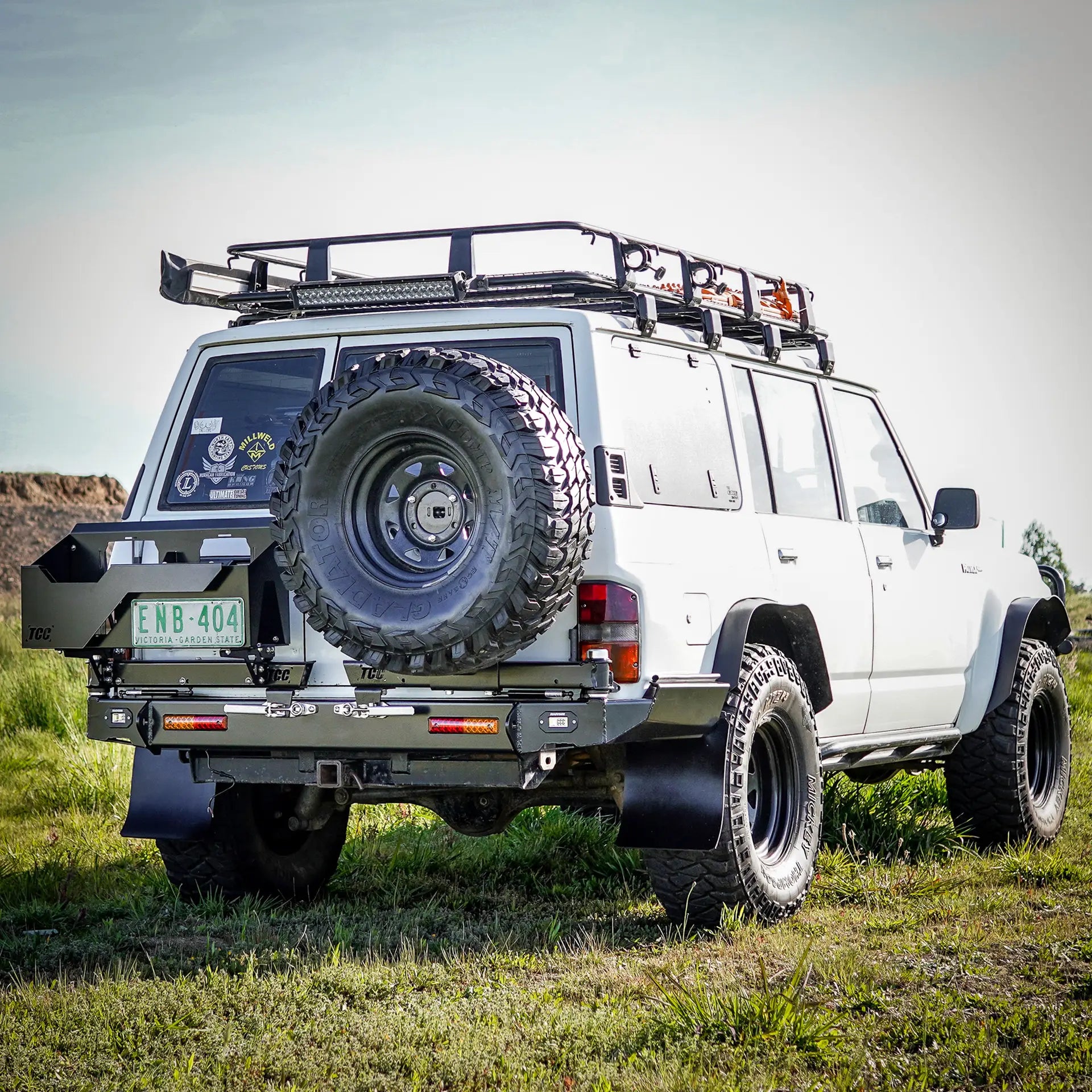 Nissan GQ Patrol Rear Bar - The Cruiser Company – precision-offroad-4x4