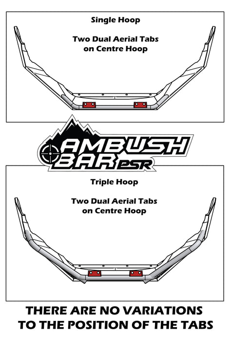 Ford Ranger Next-Gen (2022-ON) PSR Ambush Triple Hoop