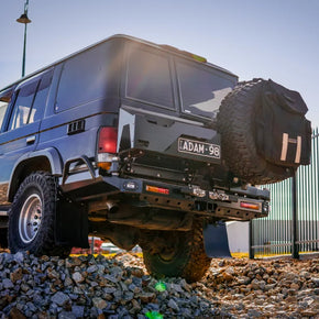 Toyota Landcruiser 76 Series – Tow Bar Rear Bar - The Cruiser Company