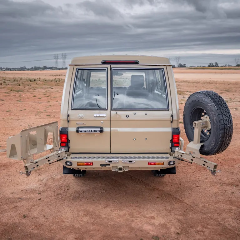 Toyota Landcruiser 78 Series Troopcarrier – Tow Bar Rear Bar - The Cruiser Company