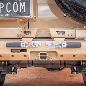 Toyota Landcruiser 78 Series Troopcarrier – Tow Bar Rear Bar - The Cruiser Company