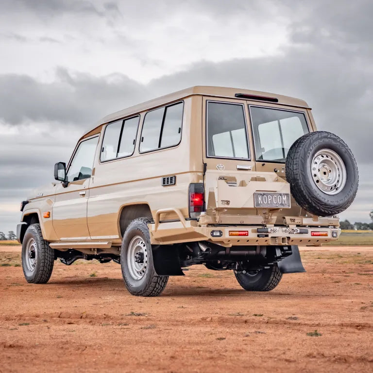 Toyota Landcruiser 78 Series Troopcarrier – Tow Bar Rear Bar - The Cruiser Company