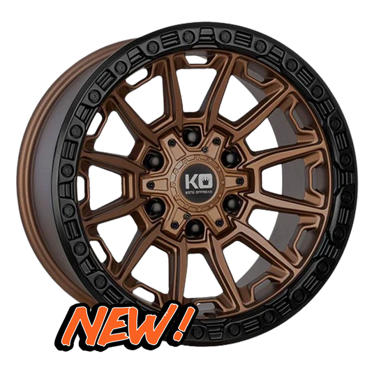 King Wheels Warrior Satin Bronze