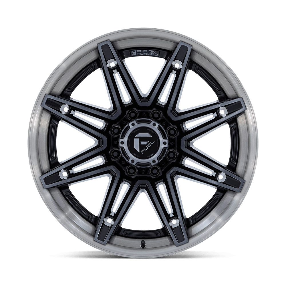 FUEL BRAWL FC401 GLOSS BLACK BRUSHED DARK TINT