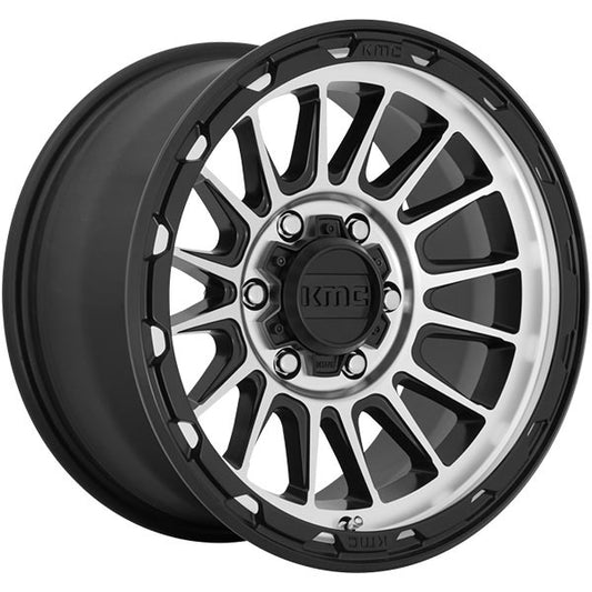 KMC Impact KM542 Satin Black Machined