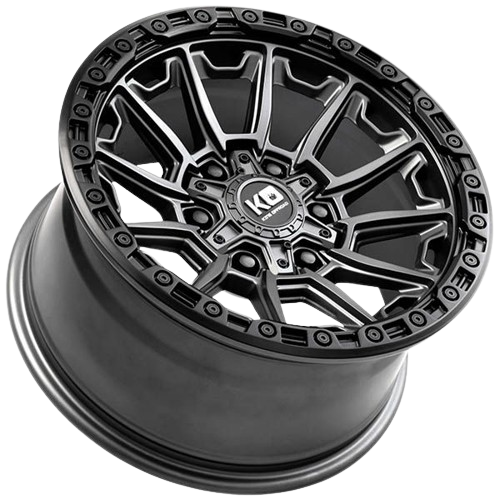 King Wheels Warrior Matte Titanium