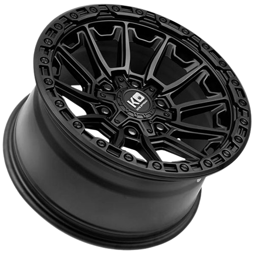 King Wheels Warrior Satin Black