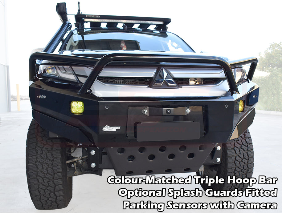 Mitsubishi MR Triton Ambush Triple Hoop Bullbar