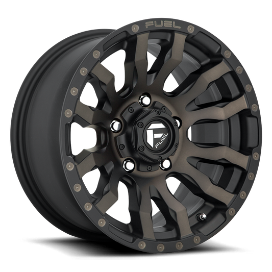 Fuel Blitz D674 Matte Black W/Machined DDT