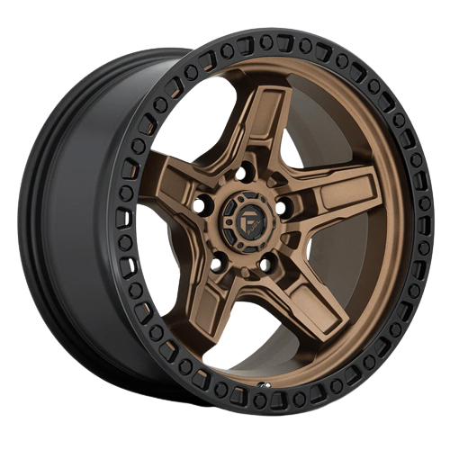 Fuel Kicker5 D699 Matte Bronze With Black Bead Ring