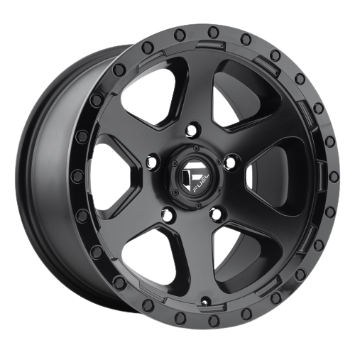 Fuel Ripper D589 Matte Black With Gloss Black Lip