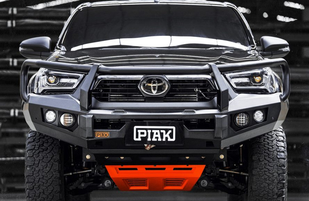 PIAK Hilux 2020 Onwards Elite Post Bar Orange tow and black under body