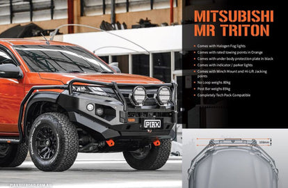 PIAK Triton MR Post Orange tow and black under body