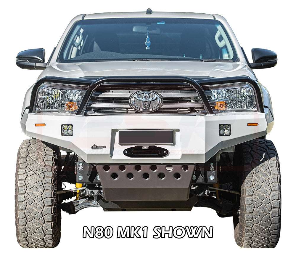 Toyota Hilux N80 MK1-MK2 2016-4/2020 Ambush Triple Hoop Bullbar