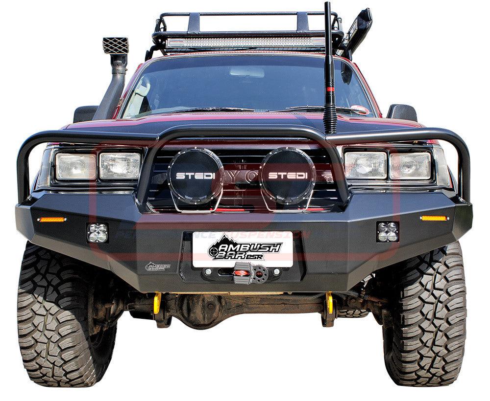 Toyota Landcruiser 80 Series Ambush Triple Hoop Bullbar